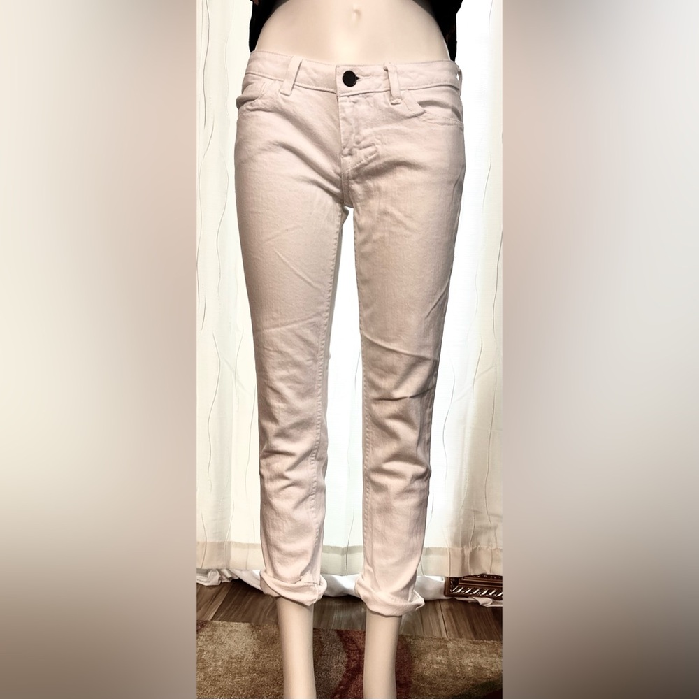 William Rast White Cropped Denim Jeans Size 27